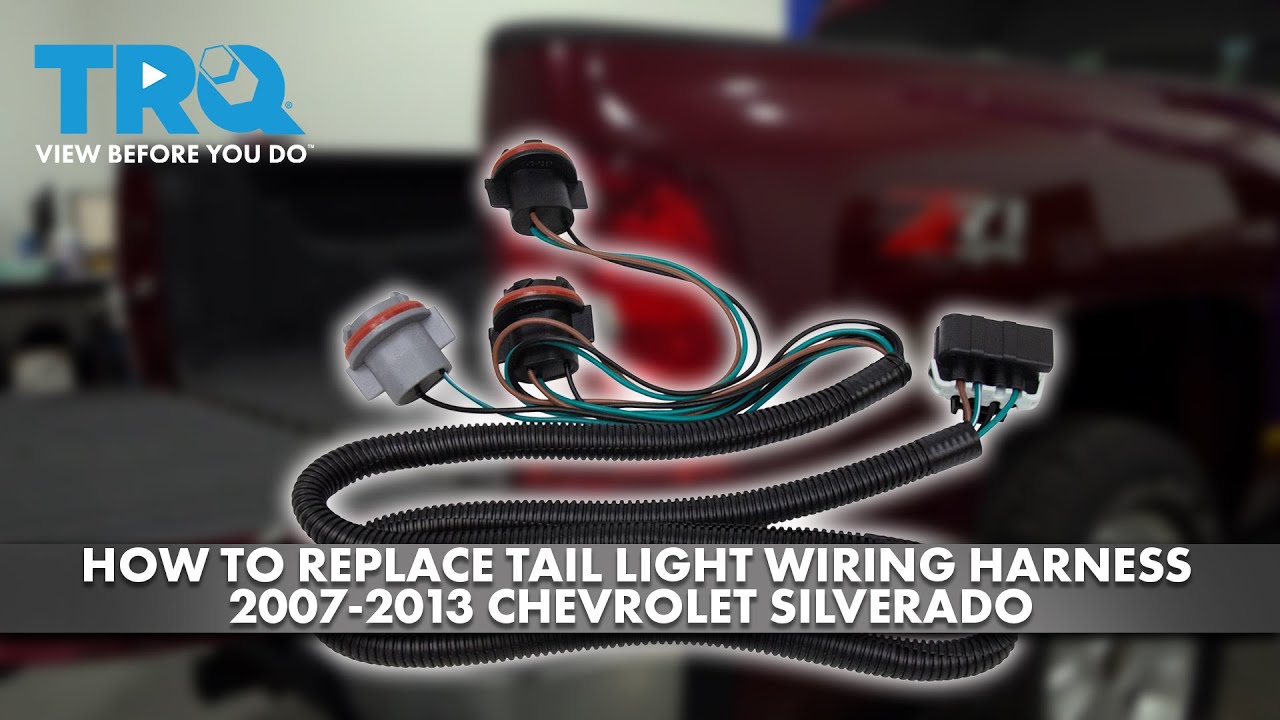 How to Replace Taillight Wiring Harness 2007-2013 Chevrolet Silverado