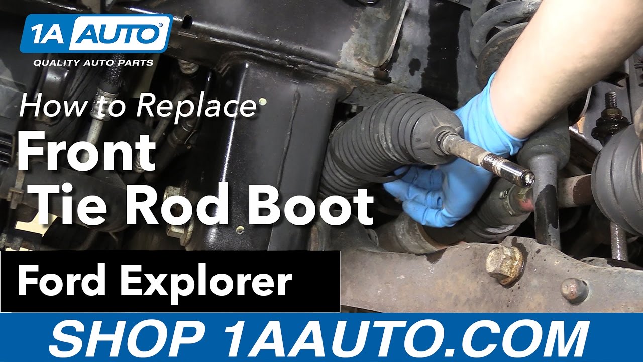 How to Replace Front Tie Rod Boot 200610 Ford Explorer 1A Auto