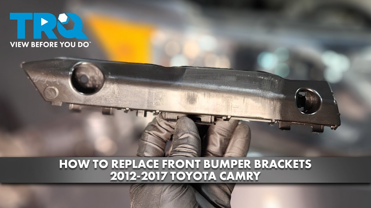 How to Replace Front Bumper Brackets 20122017 Toyota Camry 1A Auto
