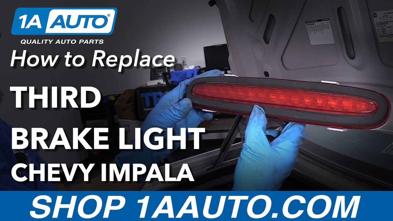 How to Replace Third Brake Light 0005 Chevy Impala 1A Auto