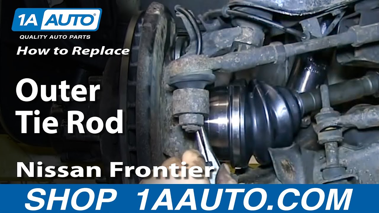 How to Replace Tie Rod Assembly 19982004 Nissan Frontier 1A Auto