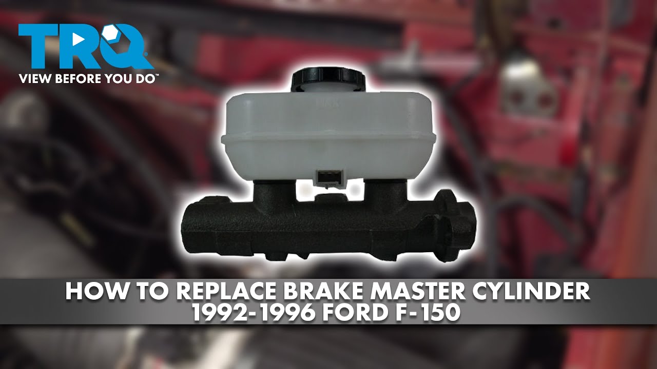 How to Replace Brake Master Cylinder 19921996 Ford F150 1A Auto