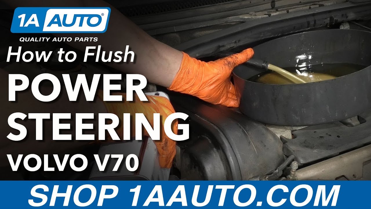 How to Flush Power Steering Fluid 200007 Volvo V70 1A Auto
