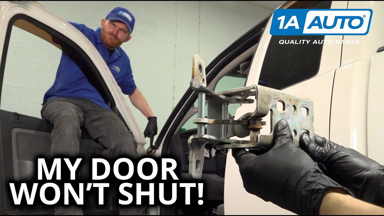 Car or Truck Door Wont Shut Right Make it Close Tight by Replacing Door Hinge Pins Yourself 1A