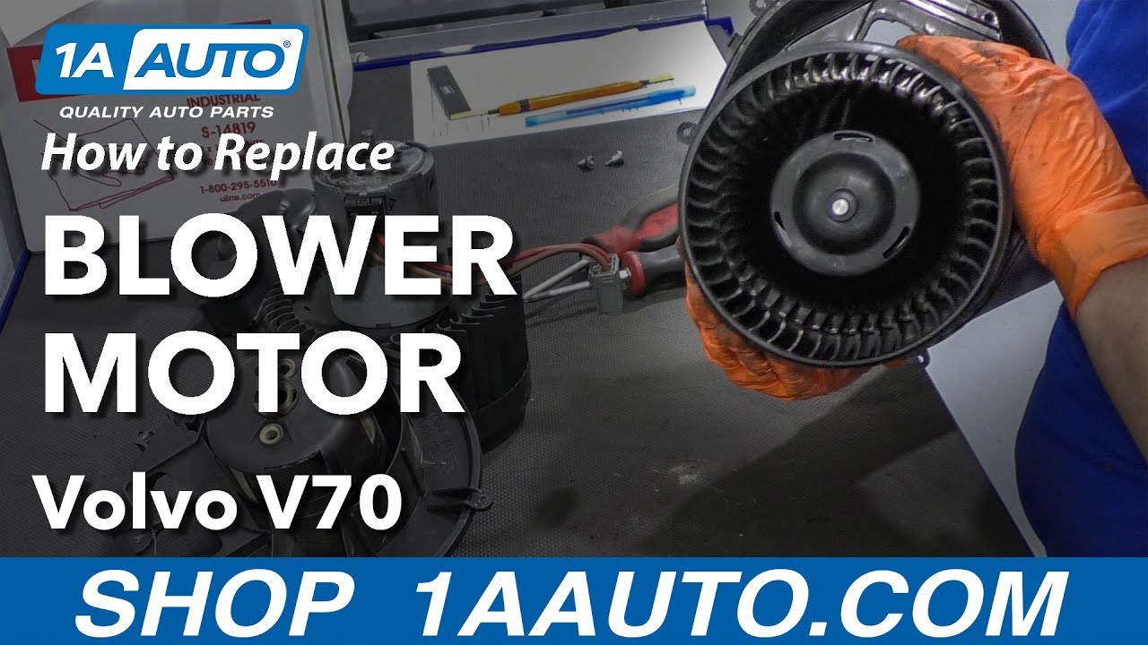How to Replace Blower Motor 200107 Volvo V70 1A Auto