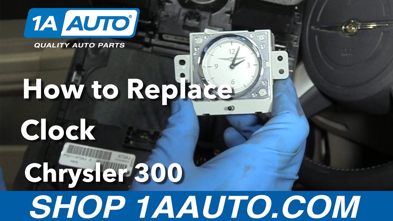 How to Replace Clock 200510 Chrysler 300 1A Auto