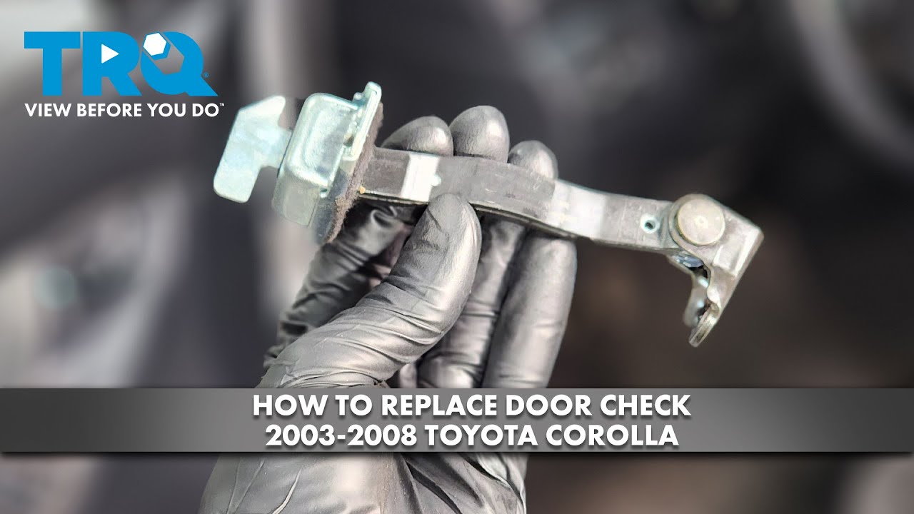 How to Replace Door Check 2003-2008 Toyota Corolla | 1A Auto