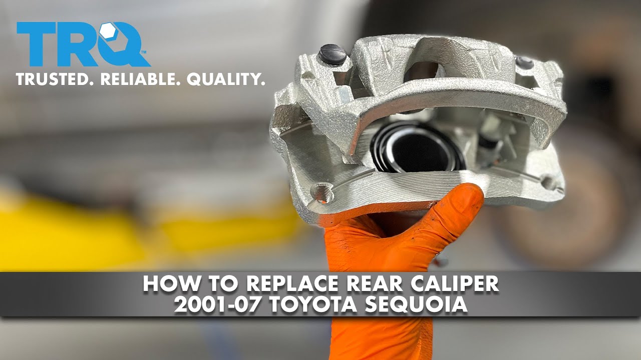 How to Replace Rear Caliper 200107 Toyota Sequoia 1A Auto