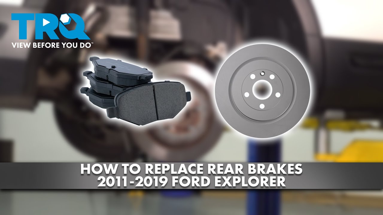 How to Replace Rear Brakes 20112019 Ford Explorer 1A Auto