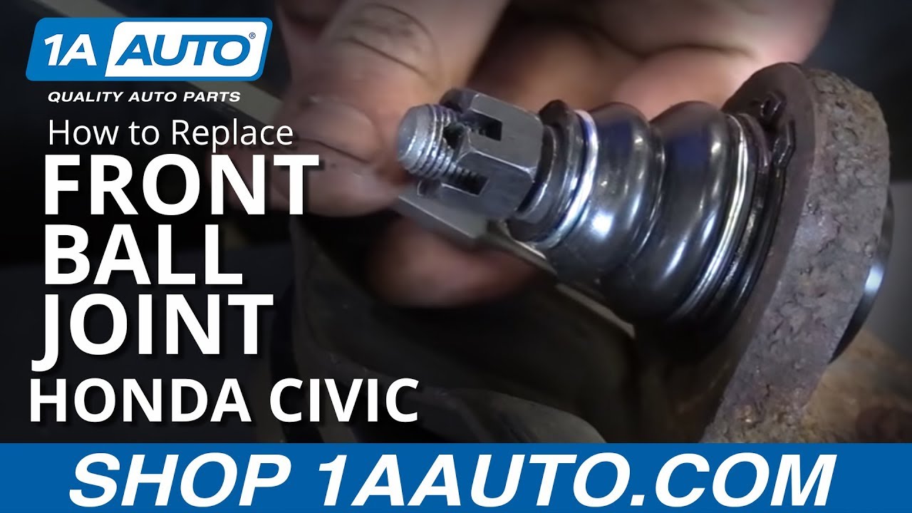 How to Replace Front Ball Joint 0105 Honda Civic 1A Auto