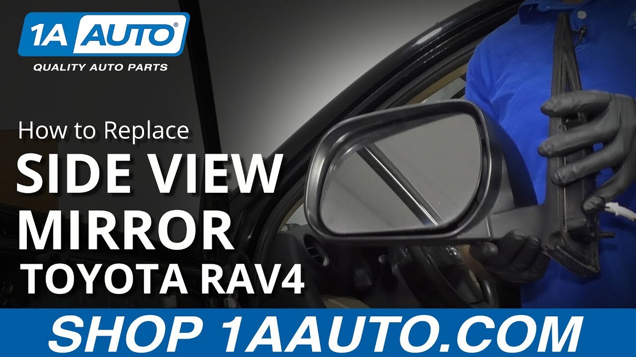 How to Replace Side View Mirrors 200912 Toyota RAV4 1A Auto