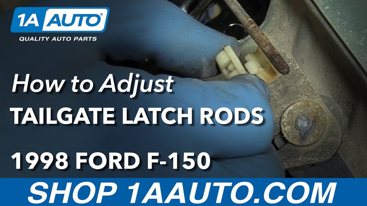 How to Adjust Tailgate Latch Rods 19972004 Ford F150 1A Auto