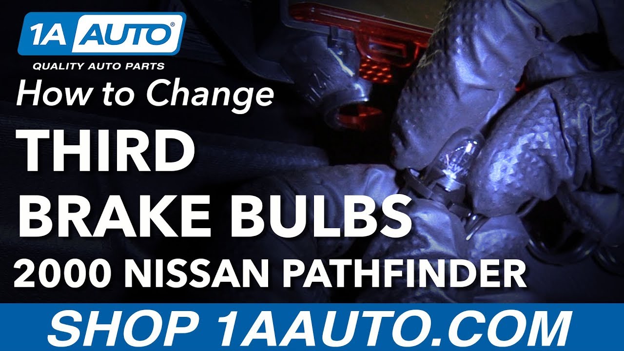 How to Change Third Brake Light Bulbs 19962004 Nissan Pathfinder 1A Auto