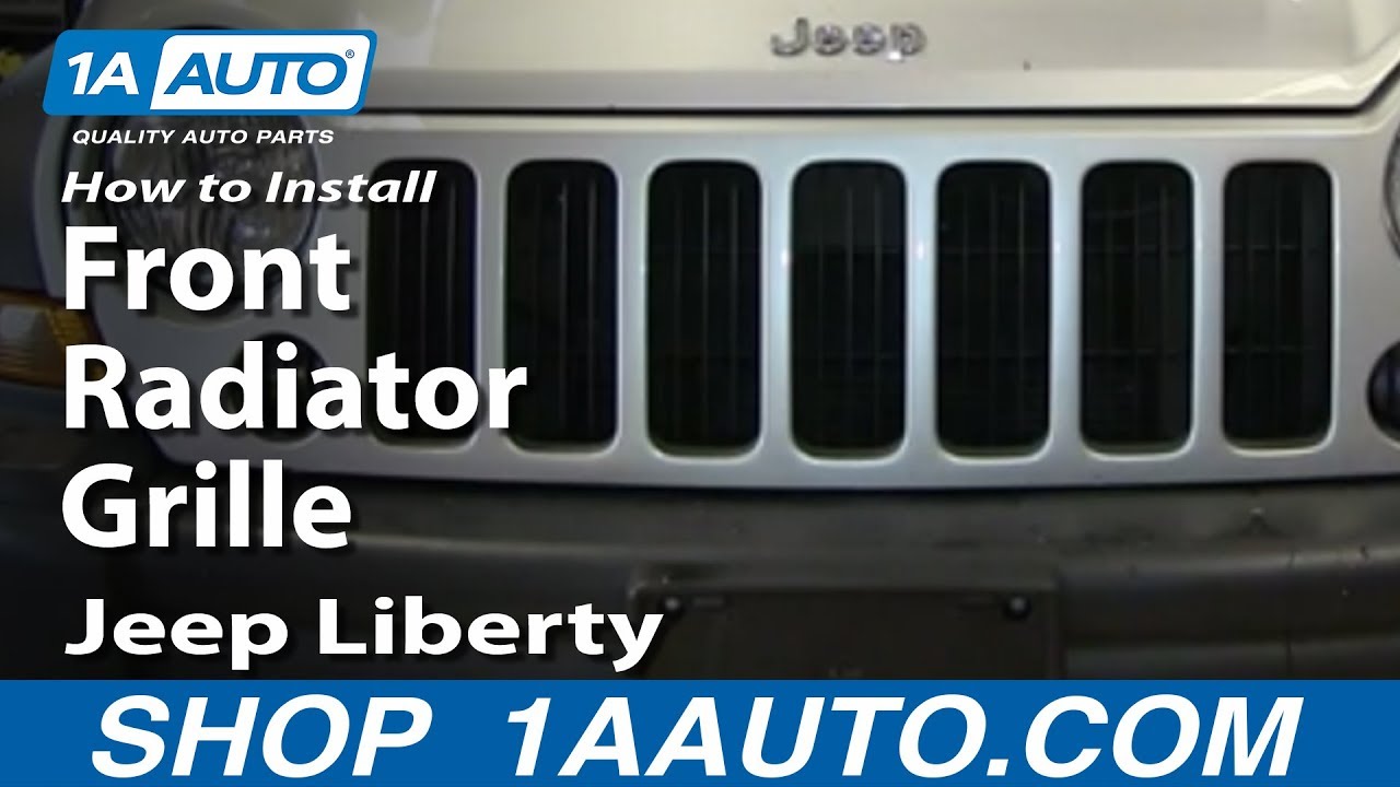 How To Replace Front Radiator Grille 200507 Jeep Liberty 1A Auto
