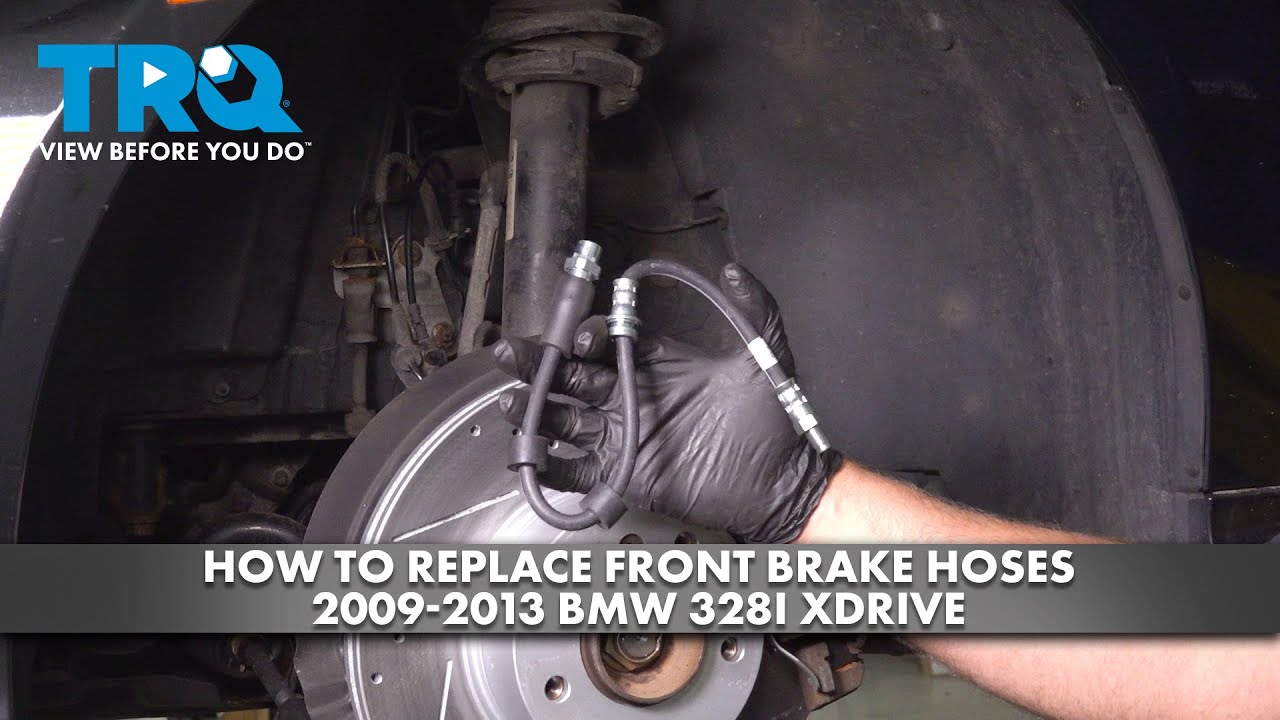 How to Replace Front Brake Hoses 2009-2013 BMW 328i xDrive | 1A Auto