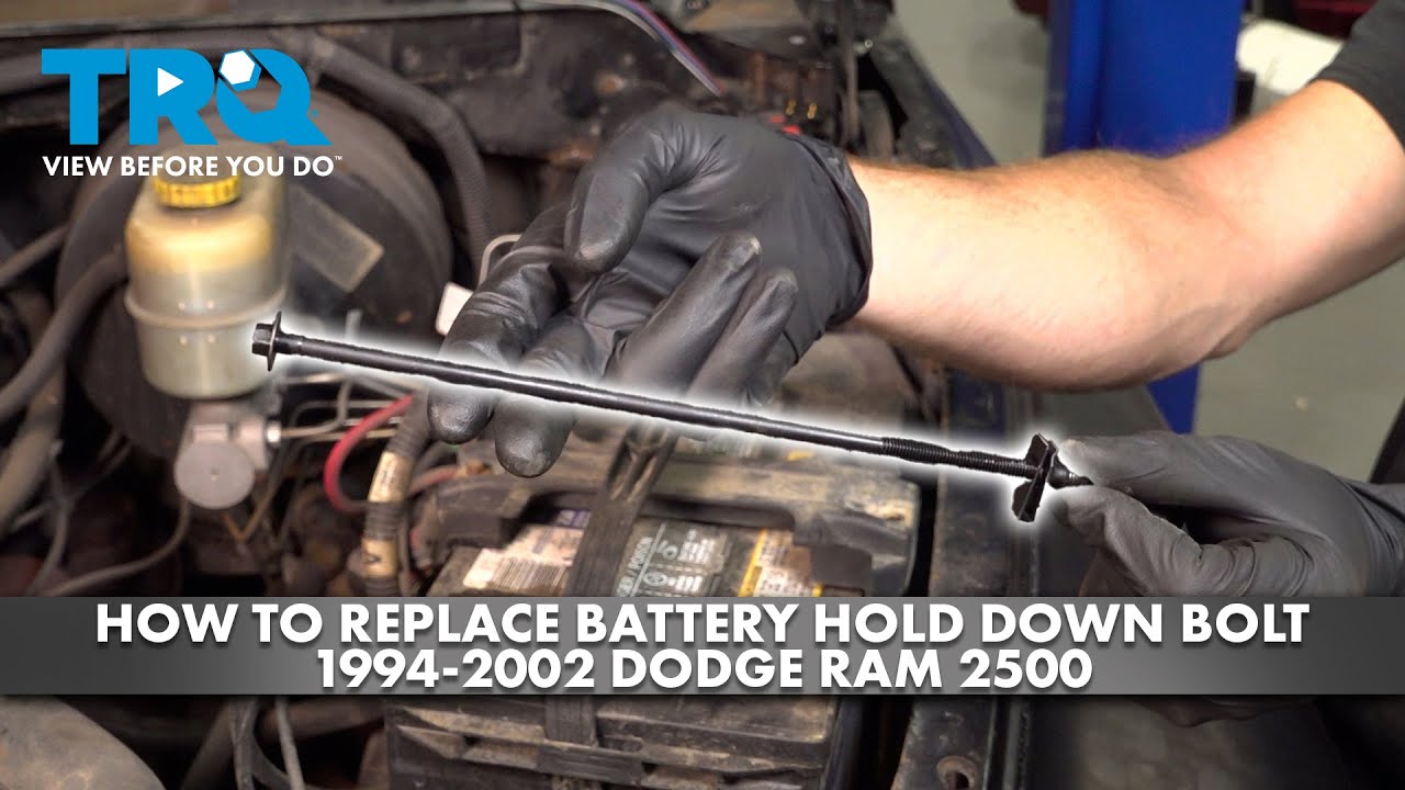 How to Replace Battery Hold Down Bolt 19942002 Dodge Ram 2500 1A Auto