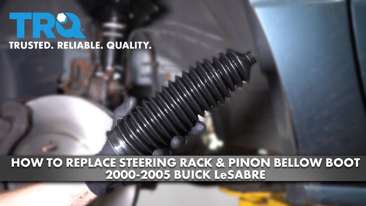 How to Replace Steering Rack Pinon Bellow Boot 20002005 Buick LeSabre