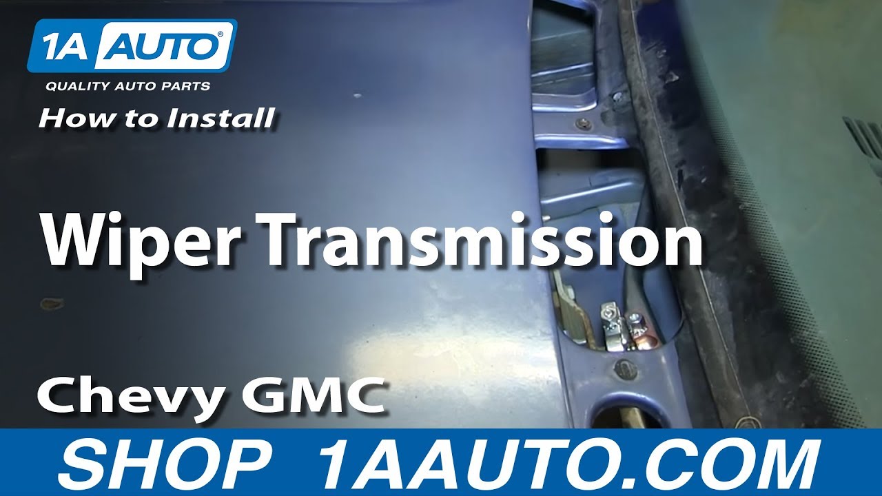 How to Replace Windshield Wiper Transmission Arm 19952000 Chevy Tahoe