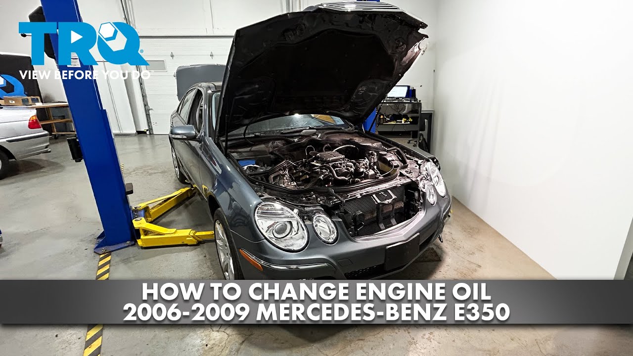 How to Change Engine Oil 20062009 MercedesBenz E350 1A Auto