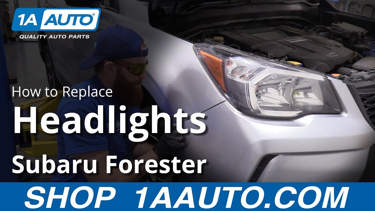 How to Replace Headlights 201416 Subaru Forester 1A Auto