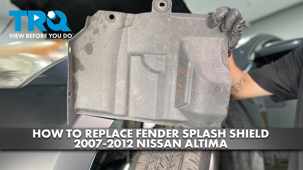 How to Replace Fender Splash Shields 20072012 Nissan Altima 1A Auto