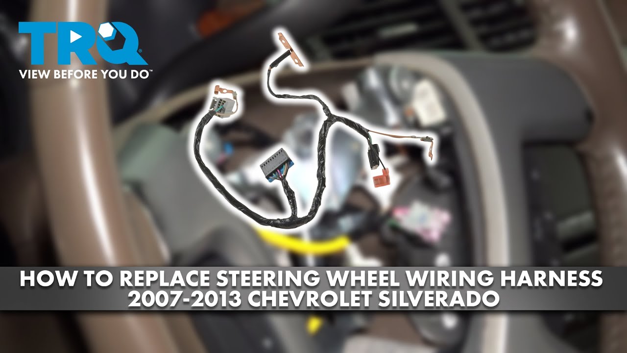 How to Replace Steering Wheel Wiring Harness 20072013 Chevrolet