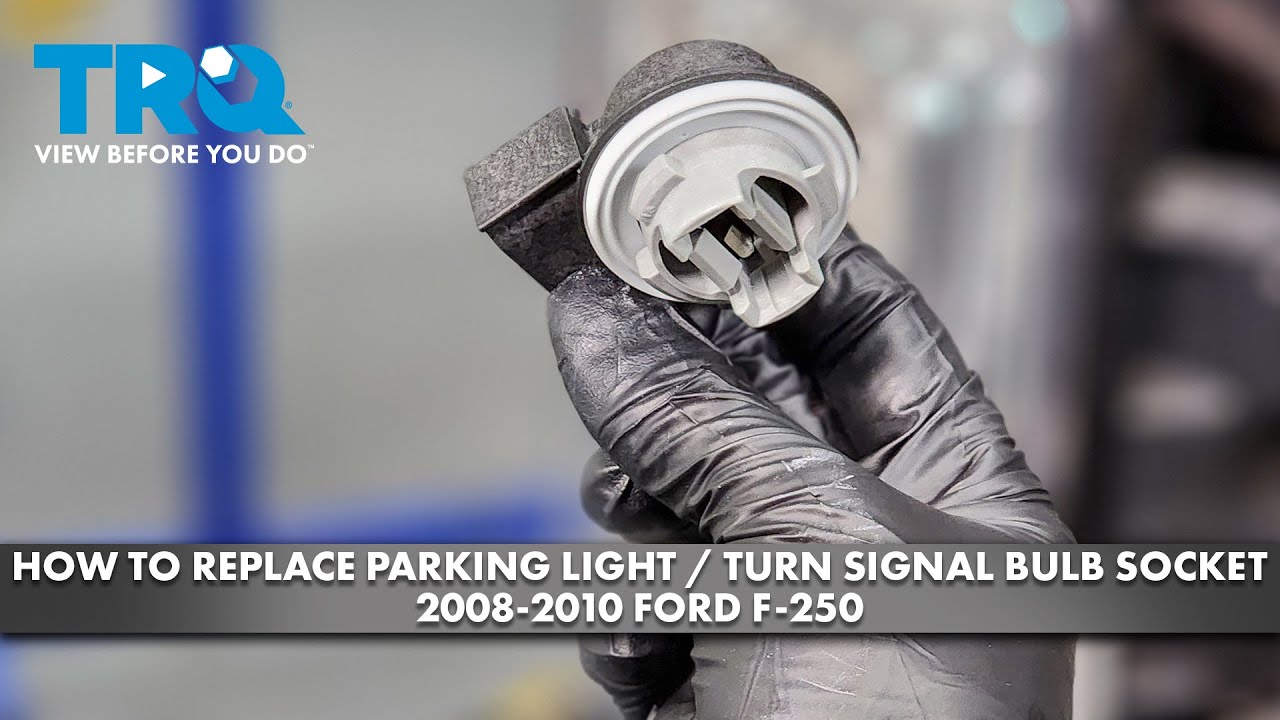 How to Replace Front Parking Light Turn Signal Bulb Socket 20082010
