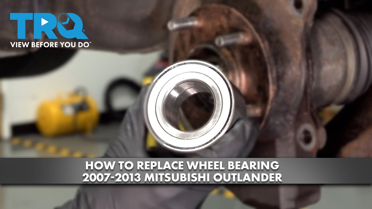 How to Replace Wheel Bearing 20072013 Mitsubishi Outlander 1A Auto