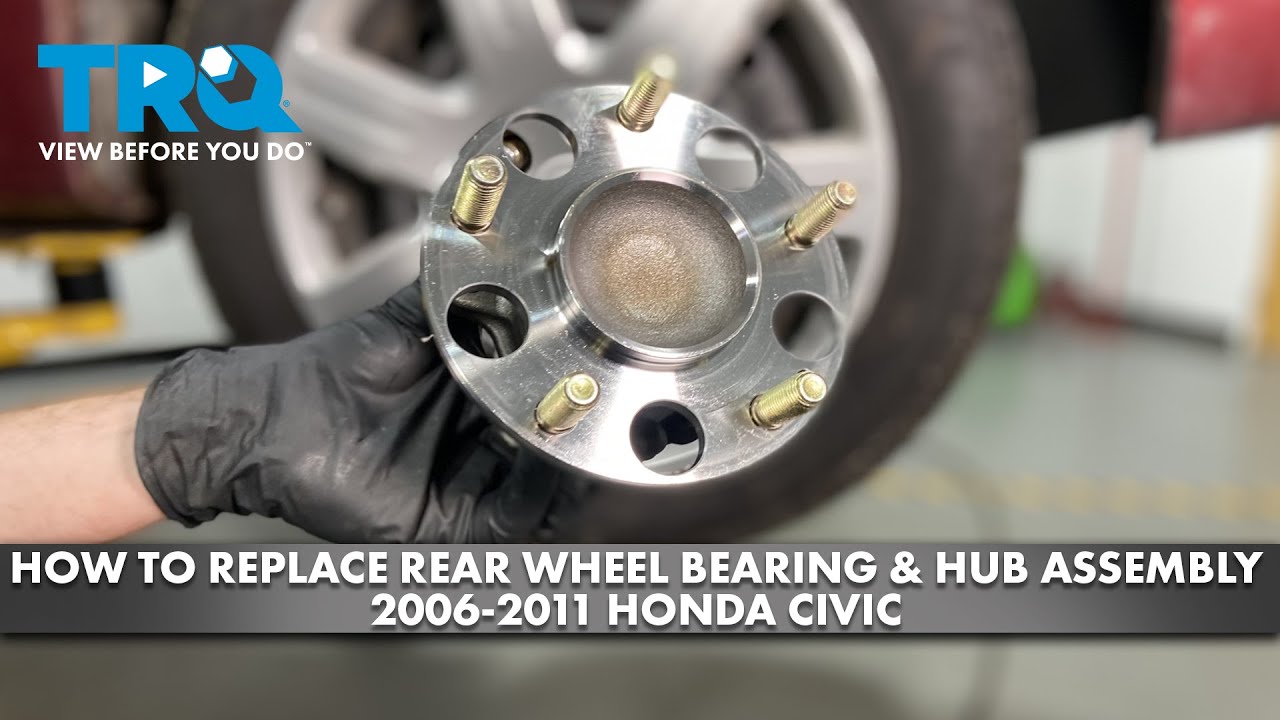 How to Replace Rear Wheel Bearing Hub Assembly 20062011 Honda Civic