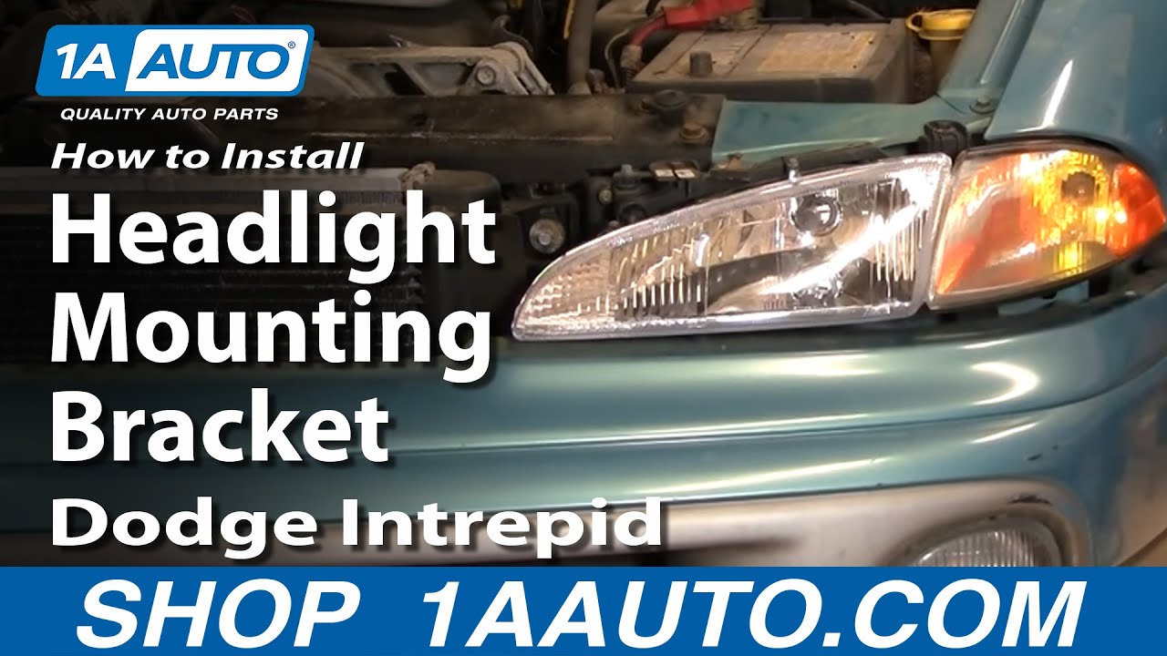 How to Replace Headlight Mounting Bracket 199397 Dodge Intrepid 1A Auto
