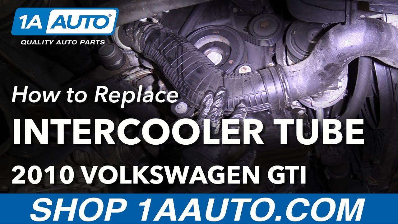How to Replace Intercooler Tube 201014 Volkswagen GTI 1A Auto