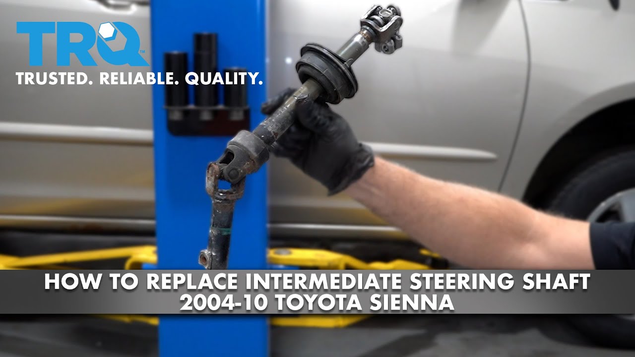 How to Replace Intermediate Steering Shaft 200410 Toyota Sienna 1A Auto