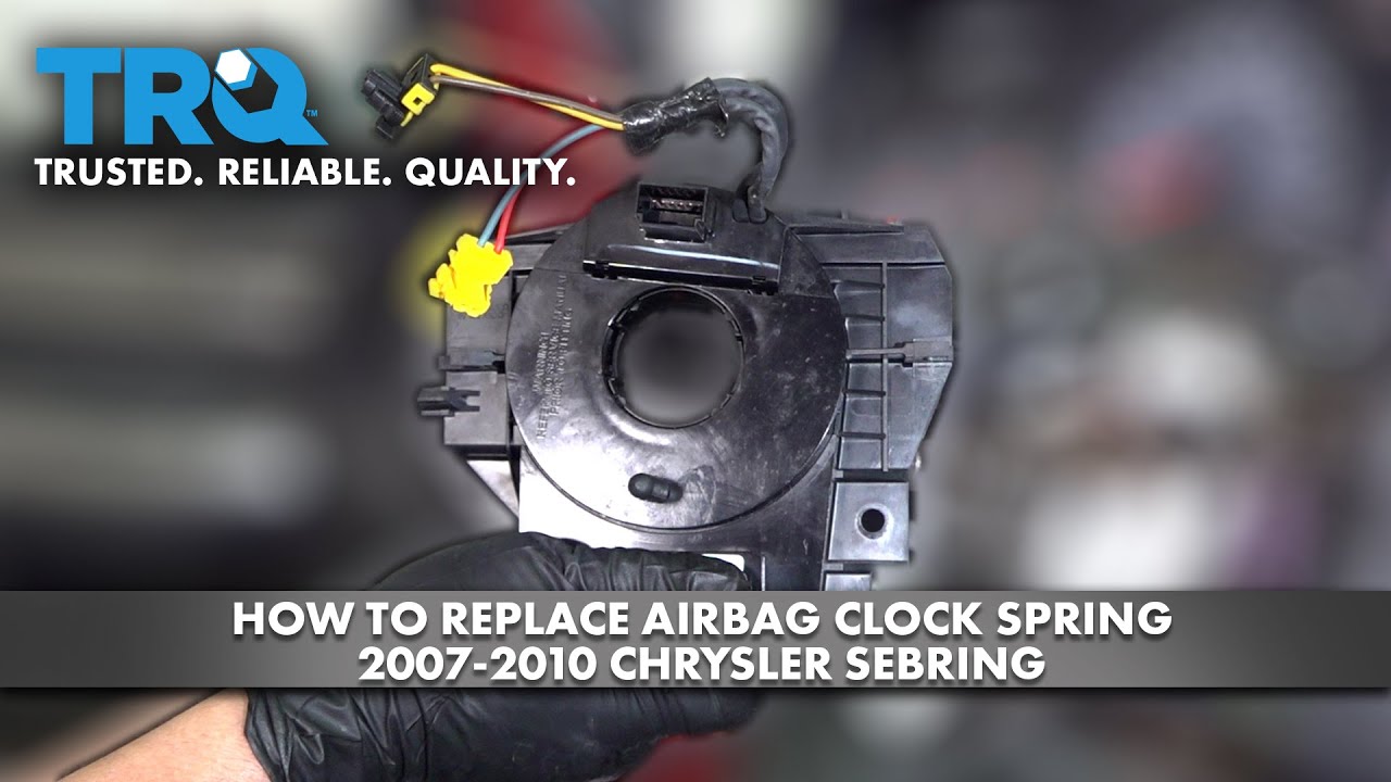 How to Replace Airbag Clock Spring 20072010 Chrysler Sebring 1A Auto