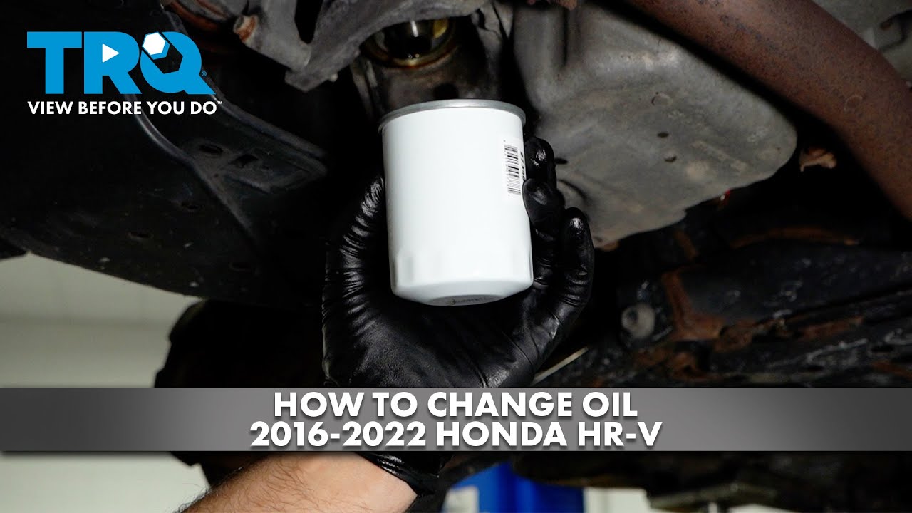 How to Change Oil 20162022 Honda HRV 1A Auto