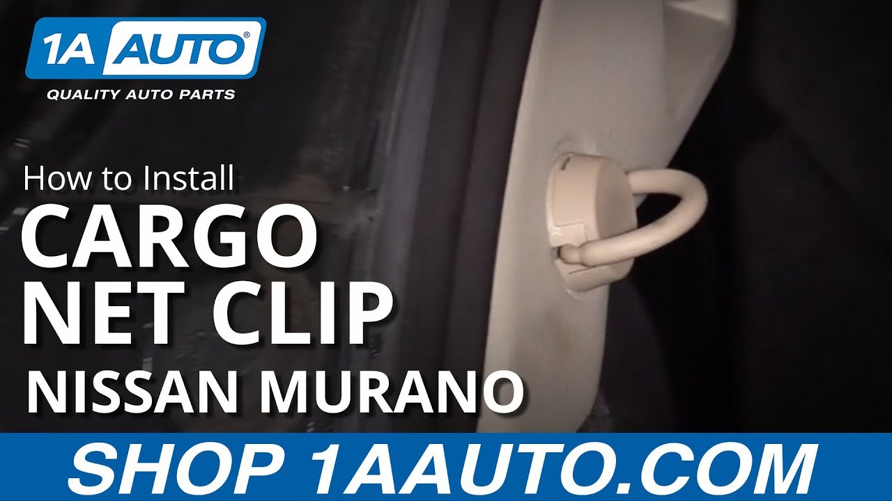 How to Install Cargo Net Clip 200914 Nissan Murano 1A Auto
