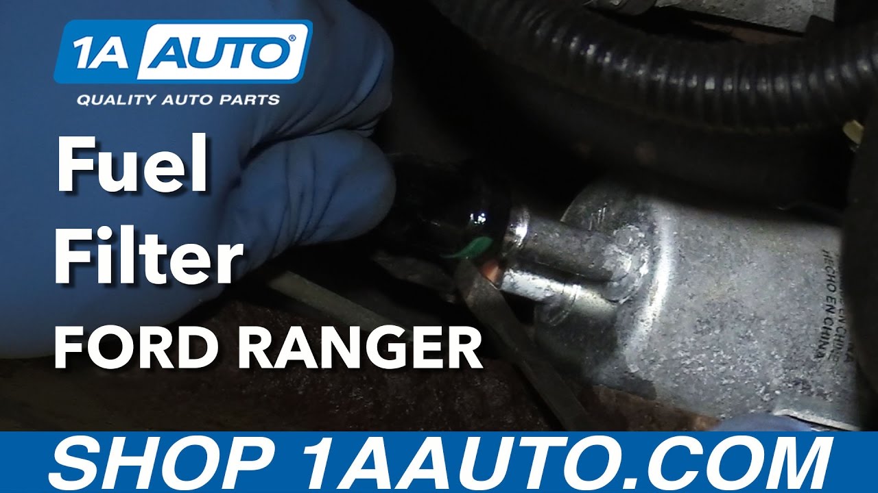 How to Replace Fuel Filter 19982012 Ford Ranger 1A Auto