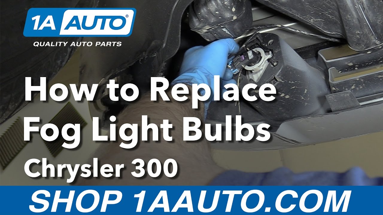How to Replace Fog Light Bulbs 2005-10 Chrysler 300 | 1A Auto