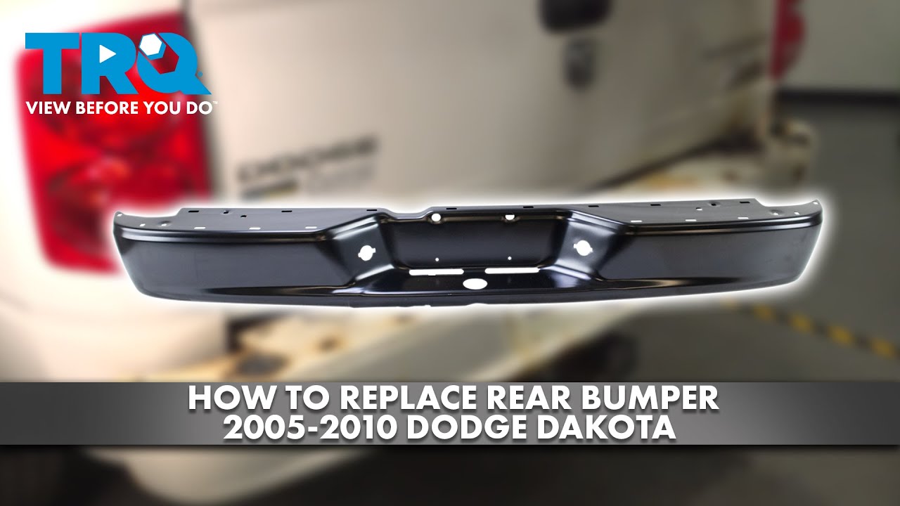 How to Replace Rear Bumper 20052010 Dodge Dakota 1A Auto