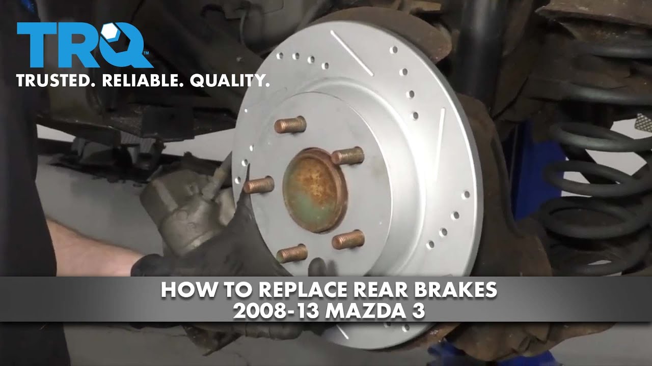 How to Replace Rear Brakes 200813 Mazda 3 S 1A Auto