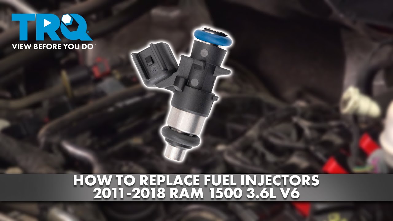 How to Replace Fuel Injectors 2011 2018 Ram 1500 36L V6 1A Auto