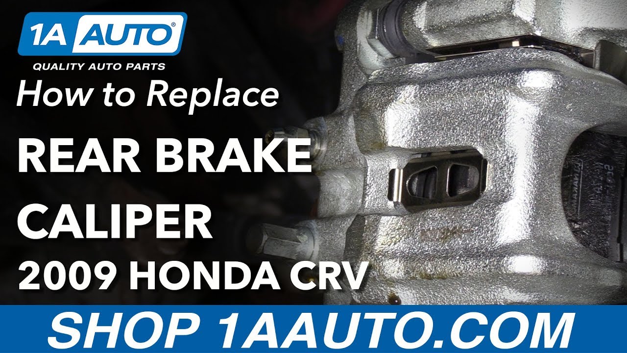 How to Replace Rear Brake Caliper 0711 Honda CRV 1A Auto