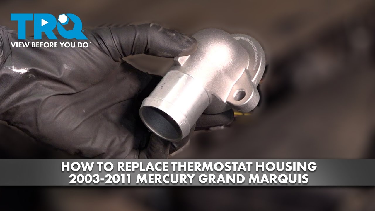 How to Replace Thermostat Housing 20032010 Mercury Grand Marquis 1A Auto