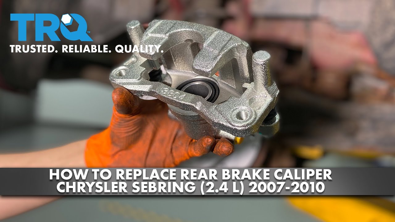 How to Replace Rear Brake Caliper 20072010 Chrysler Sebring 1A Auto