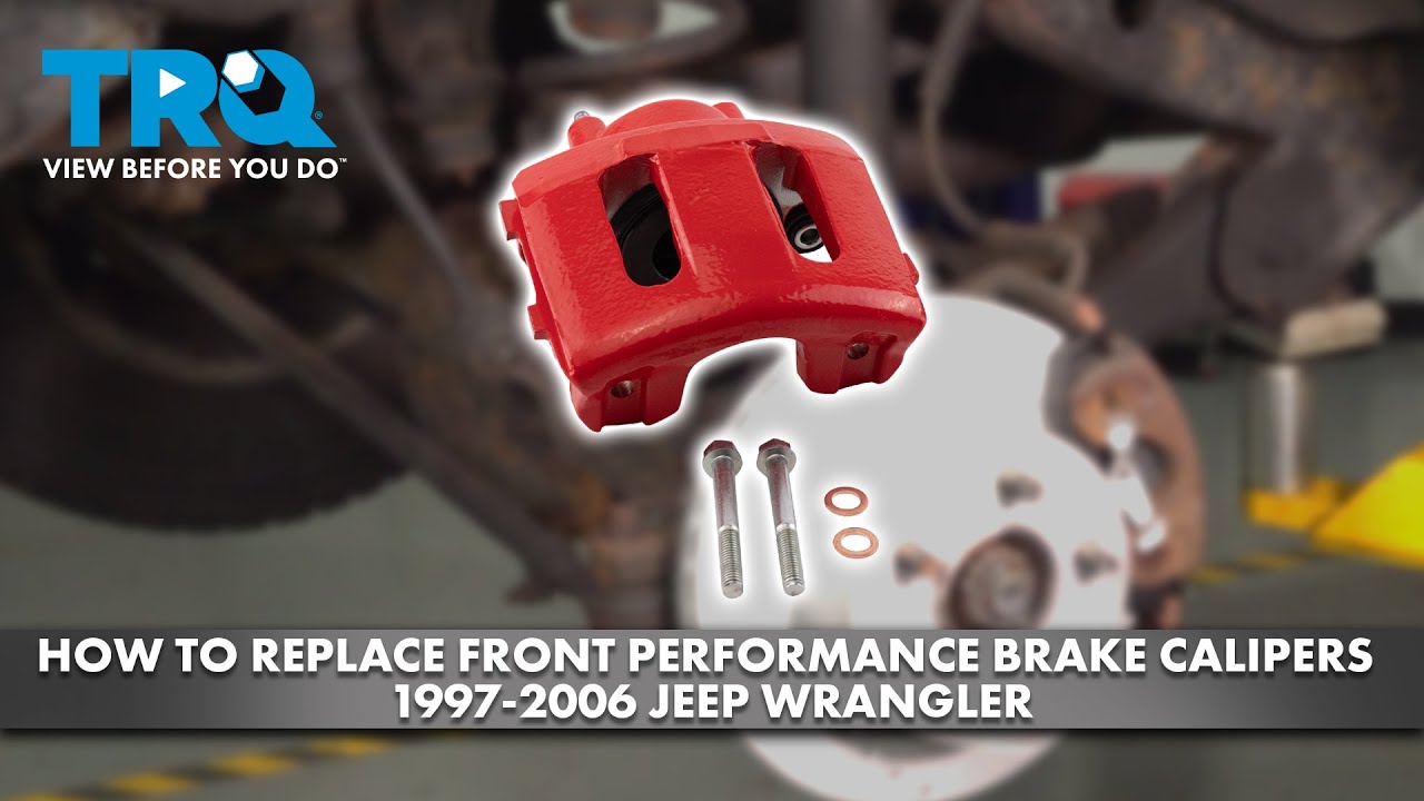 How to Replace Front Performance Brake Calipers 19972006 Jeep Wrangler