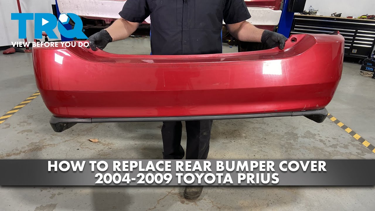 How to Replace Rear Bumper Cover 20042008 Toyota Prius 1A Auto