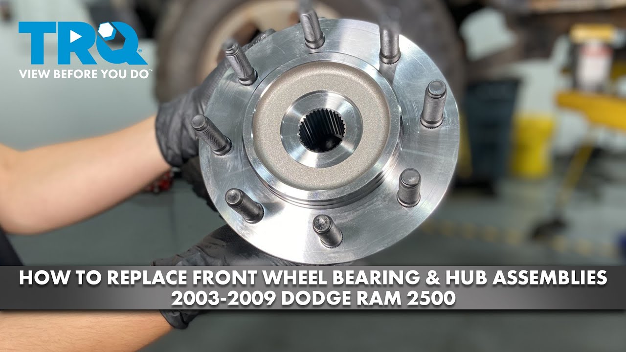 How to Replace Front Wheel Bearing Hub Assembly 20032009 Dodge Ram