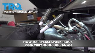How to Replace Spark Plugs 2004-2009 Dodge Durango 1A Auto