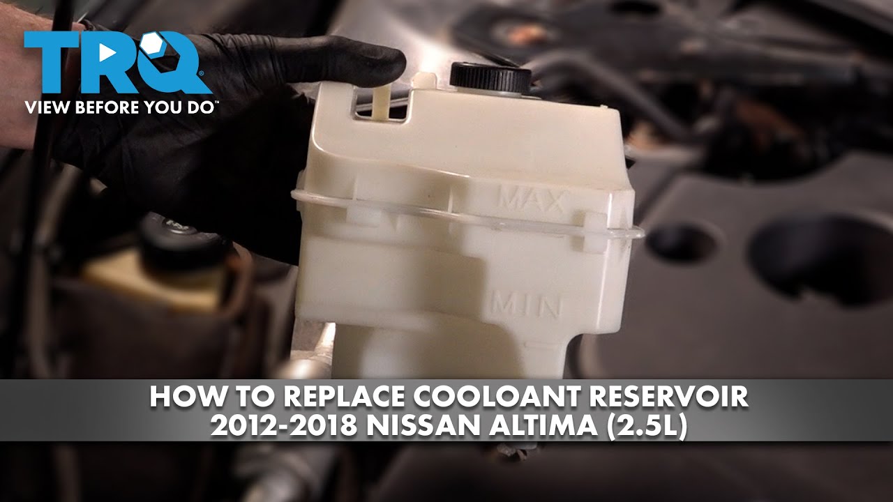 How to Replace Coolant Reservoir 20122018 Nissan Altima 25L 1A Auto