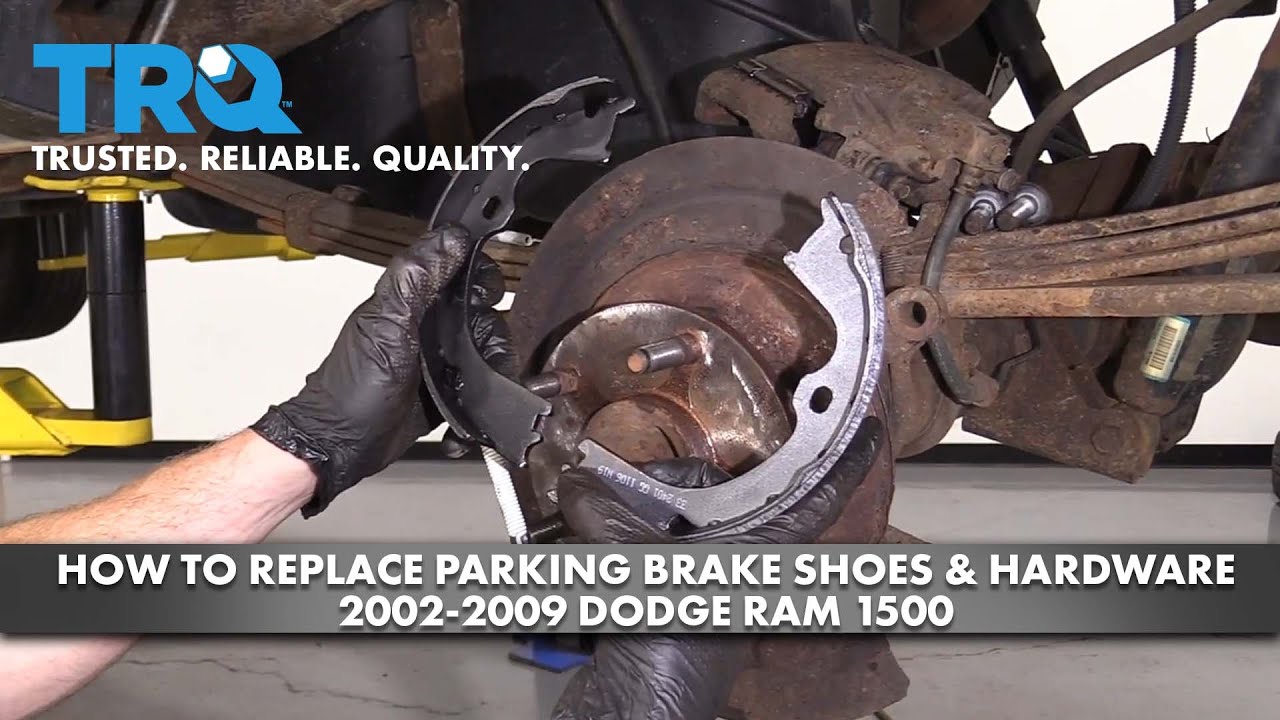 How To Replace Parking Brake Shoes Hardware 200209 Dodge Ram 1500 1A