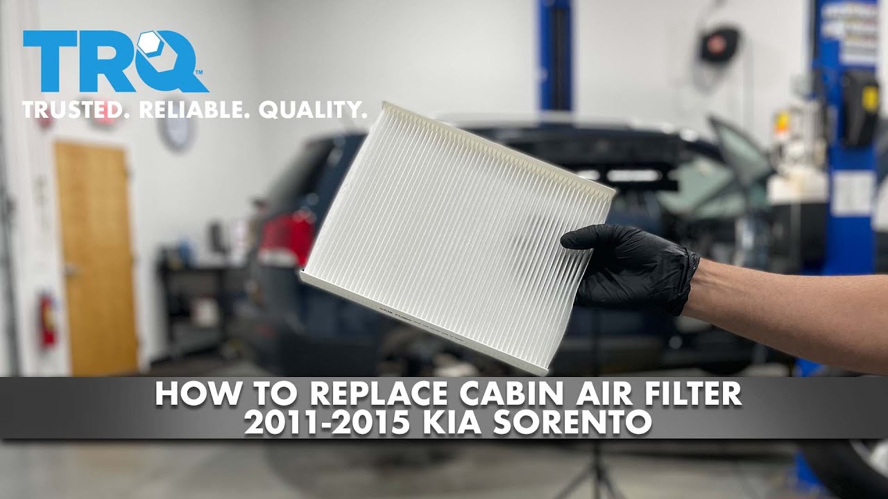How To Replace Cabin Air Filter 201115 Kia Sorento 1A Auto